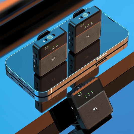 Micrófono Solapa Recargable Doble Reducción de Ruido SX9