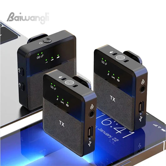Micrófono Solapa Recargable Doble Reducción de Ruido SX9