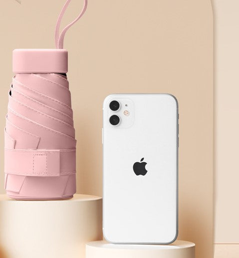 Mini Sombrilla de Bolsillo y Estuche