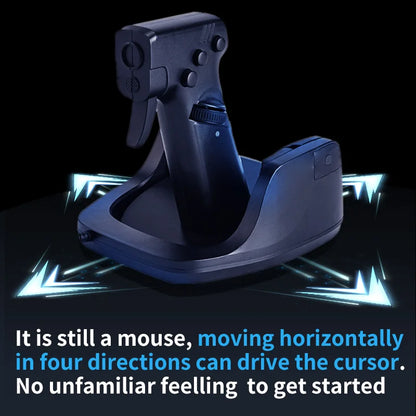 🟡 Mouse para juegos diseño pistola