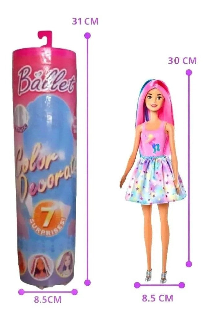 Muñeca Barbie Color Reveal Sorpresa