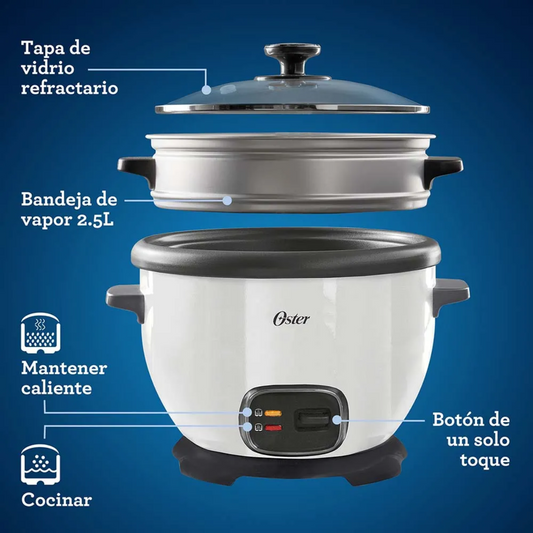 Ollar arroz multiusos Oster blanca