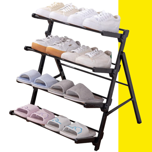 Organizador Calzado Zapatero 4 Niveles Estante Plegable
