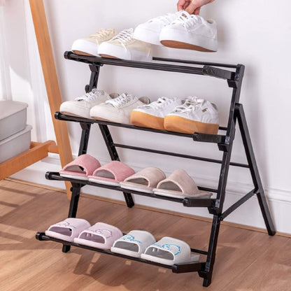Organizador Calzado Zapatero 4 Niveles Estante Plegable