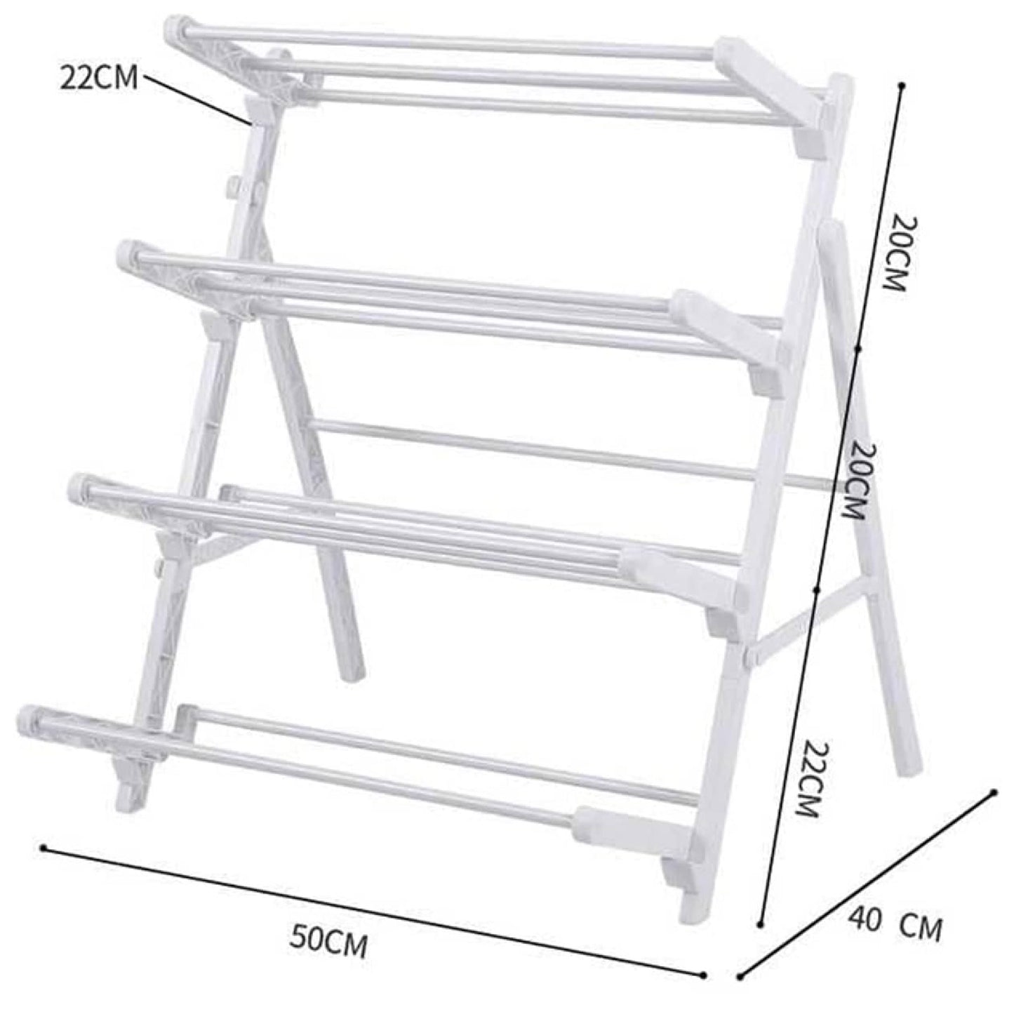 Organizador Calzado Zapatero 4 Niveles Estante Plegable