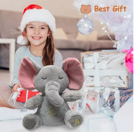 Peluche que respira estimulación sueño