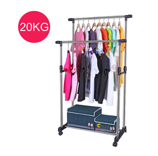 Perchero Estante Organizador Ropa Dual