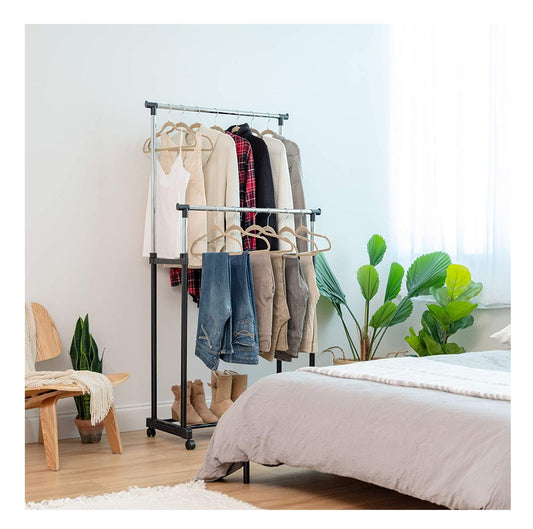 Perchero Estante Organizador Ropa Dual
