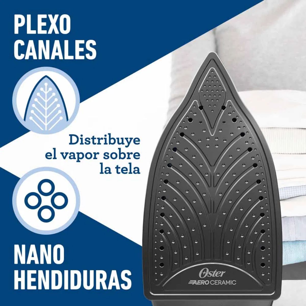 Plancha de vapor Oster cerámica