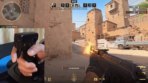🟡 Ratón para juegos diseño pistola, juego FPS OrionTime L24, mango Vertical, periféricos con cable, Pc, accesorios personalizados para jugadores, ratones de disparo