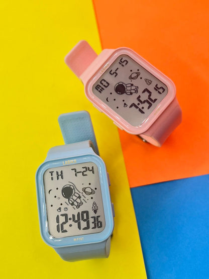 Reloj Digital Impermeable Para Niñas y Niños