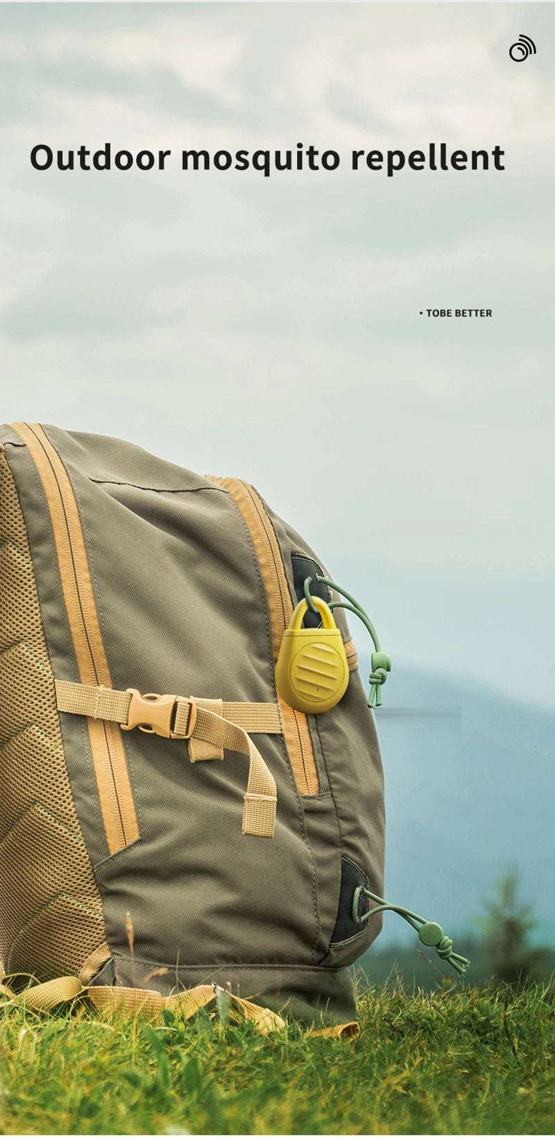 🟡 Nuevo repelente de mosquitos electrónico ultrasónico al aire libre Camping al aire libre repelente de mosquitos automático, inteligente y portátil