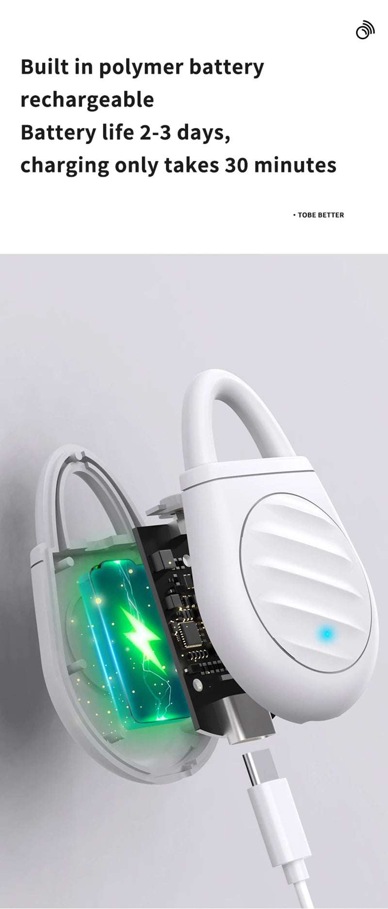 🟡 Nuevo repelente de mosquitos electrónico ultrasónico al aire libre Camping al aire libre repelente de mosquitos automático, inteligente y portátil