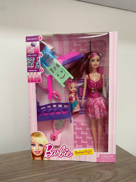 Set Muñeca Barbie Boutique Stylist