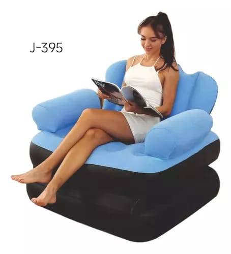 Sofá Cama Inflable Reposabrazos Colchón
