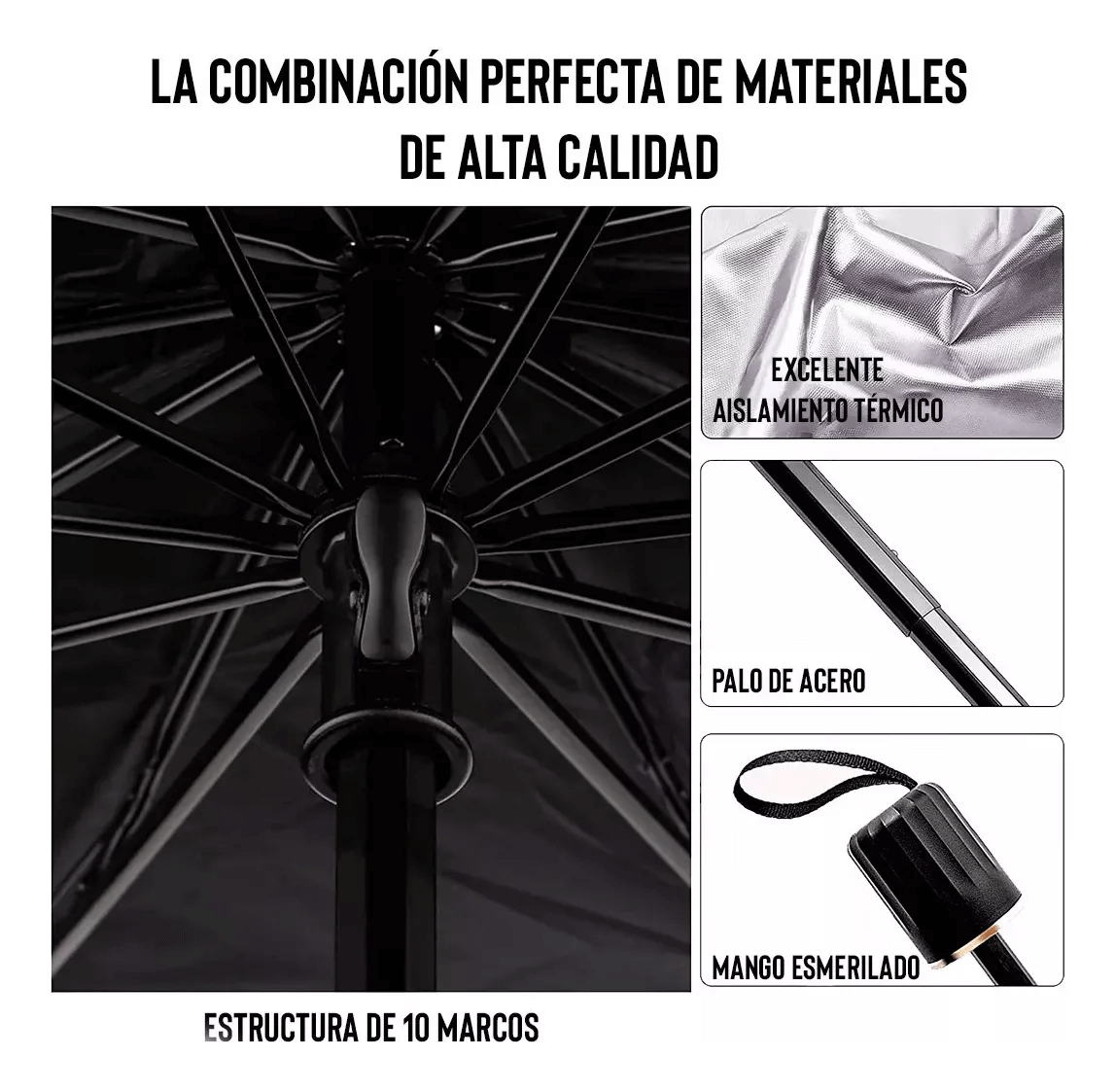 Sombrilla Carro Protector Sol Calor Para Carro