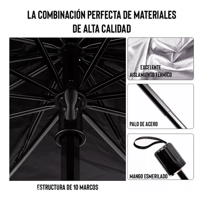 Sombrilla Carro Protector Sol Calor Para Carro