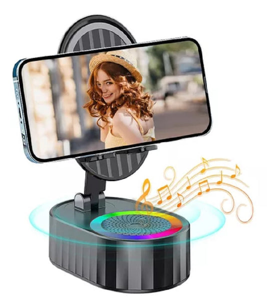 Soporte Para Celular Con Parlante RGB y PowerBank