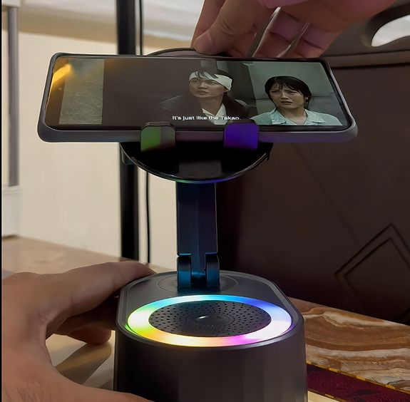 Soporte Para Celular Con Parlante RGB y PowerBank