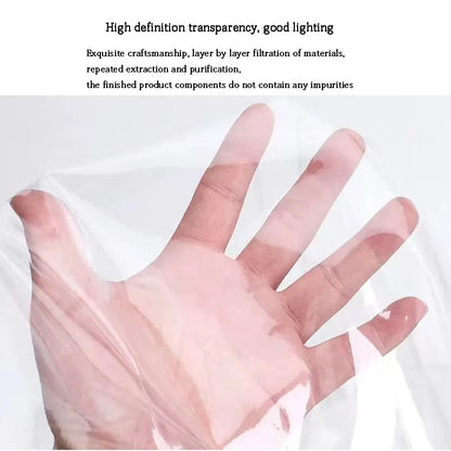 🟡 Tela plástica de sellado de película cálida y resistente al viento para ventana