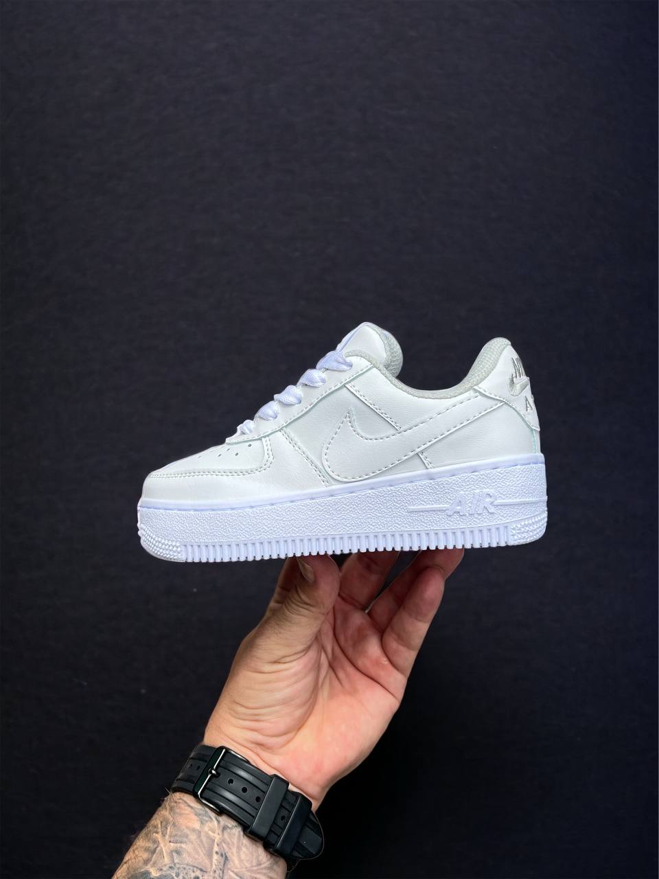 Tenis Air Force One | Nike | Blanco y Negro Unisex