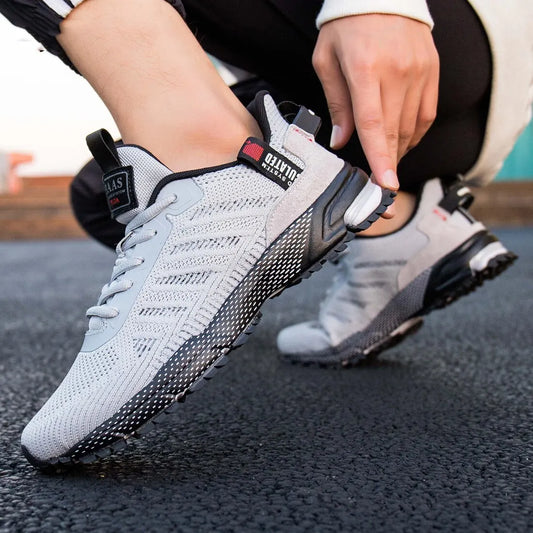 🟡 Tenis de correr para hombre, ligeras, zapatillas de diseñador, zapatillas de tenis transpirables para hombre, antideslizantes, nuevas zapatillas deportivas y para el gimnasio