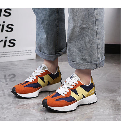 🟡 Tenis de mujer de nuevo estilo, suela gruesa, zapatillas cómodas transpirables para temporada