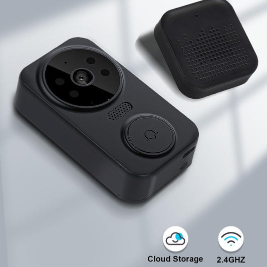 Timbre De Puerta Inalámbrico Wifi Con Cámara Visión Nocturna Recargable