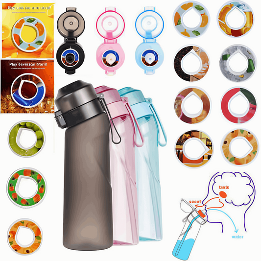 Termo De Agua Con Sabor + 3 Sabores  Flavour Bottle