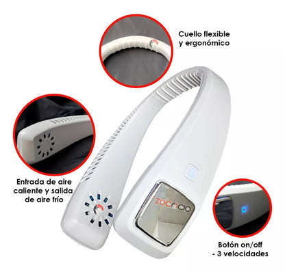 Ventilador Personal Portatil Para Cuello