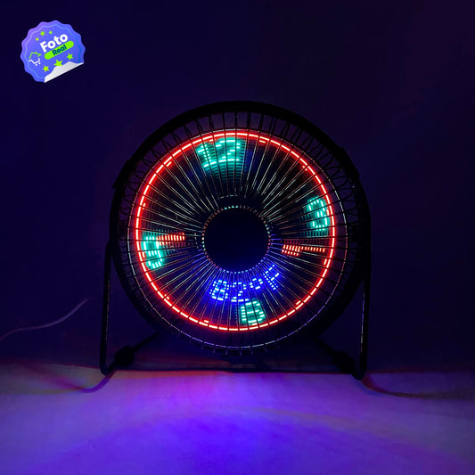 Ventilador  Reloj LED USB