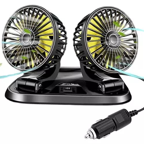 Ventilador portátil de carro 12 voltios