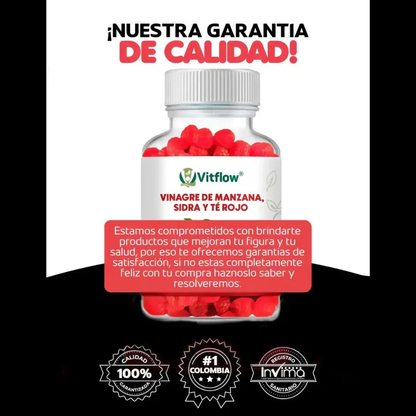 Vitflow Gomitas Naturales Vinagre De Manzana