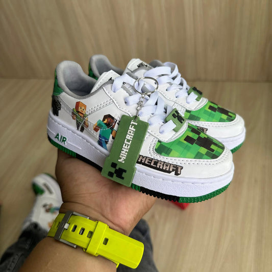 Tenis Air Force One Minecraft Dibujos Animados | Nike