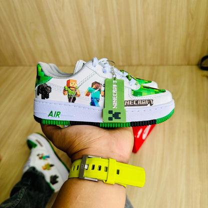 Tenis Air Force One Minecraft Dibujos Animados | Nike