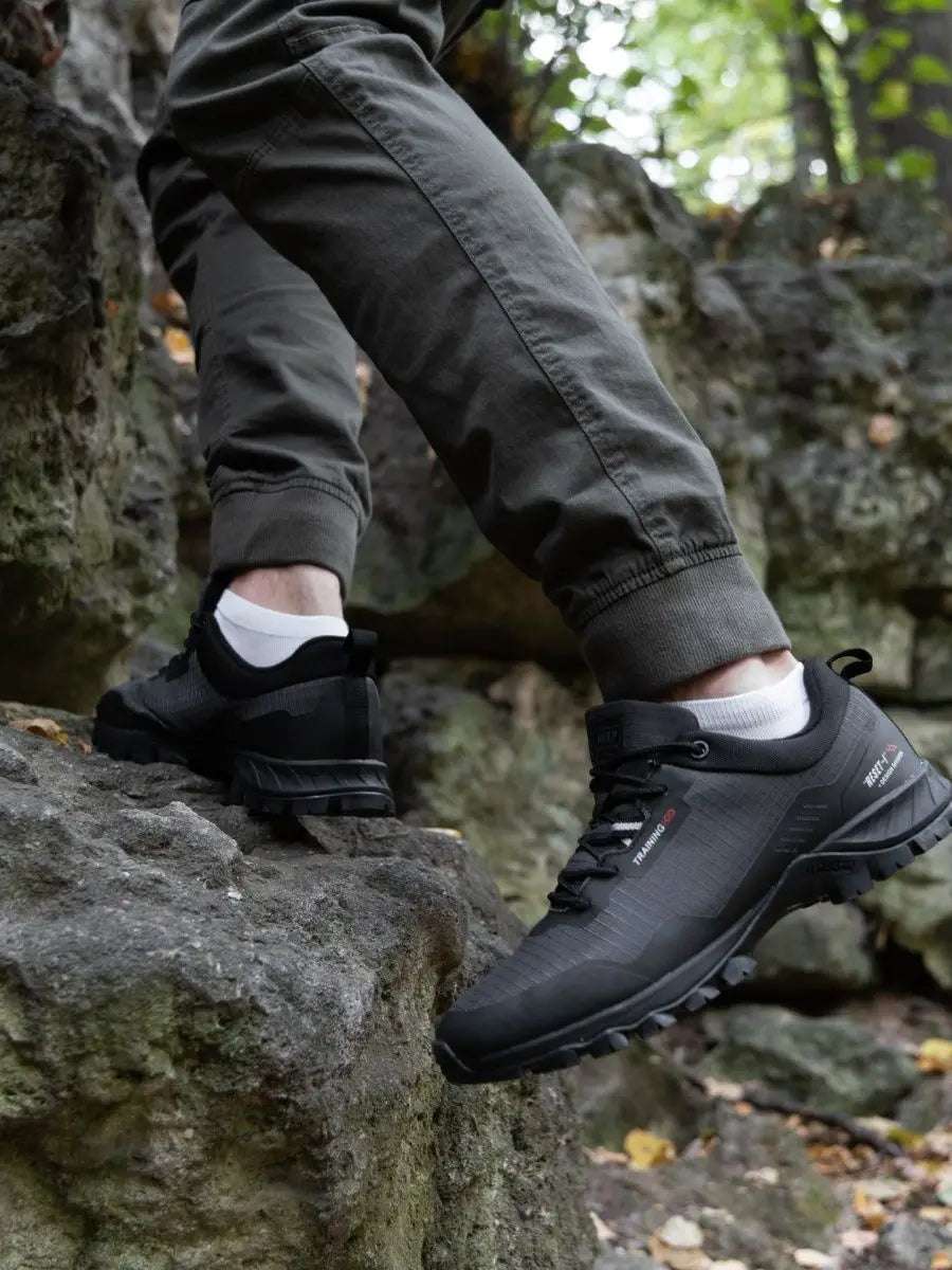 Nuevos zapatos antideslizantes resistentes al desgaste para senderismo para hombre, zapatos de viaje impermeables a la moda para exteriores, zapatillas cómodas para hombre