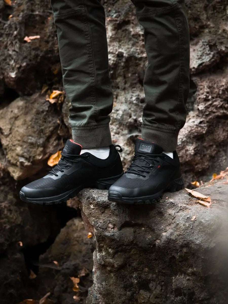 Nuevos zapatos antideslizantes resistentes al desgaste para senderismo para hombre, zapatos de viaje impermeables a la moda para exteriores, zapatillas cómodas para hombre