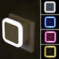 🟡 Luz LED nocturna enchufable con Sensor de iluminación, Control, ahorro de energía, luz de noche para niños, lámpara de pared para inodoro para dormitorio y hogar