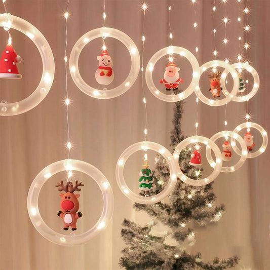 Cortina Led Intercalada 3Mts Navidad