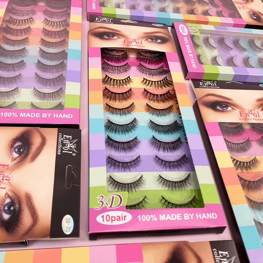 Blister de Pestanas  X10 pares Lash 3D