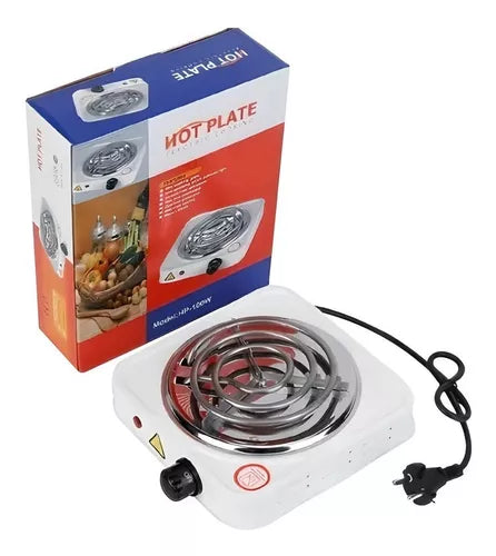 Cocina Eléctrica 1 Puesto Hornilla Hot Plate Jx-1010b Color Blanco 110V/220V
