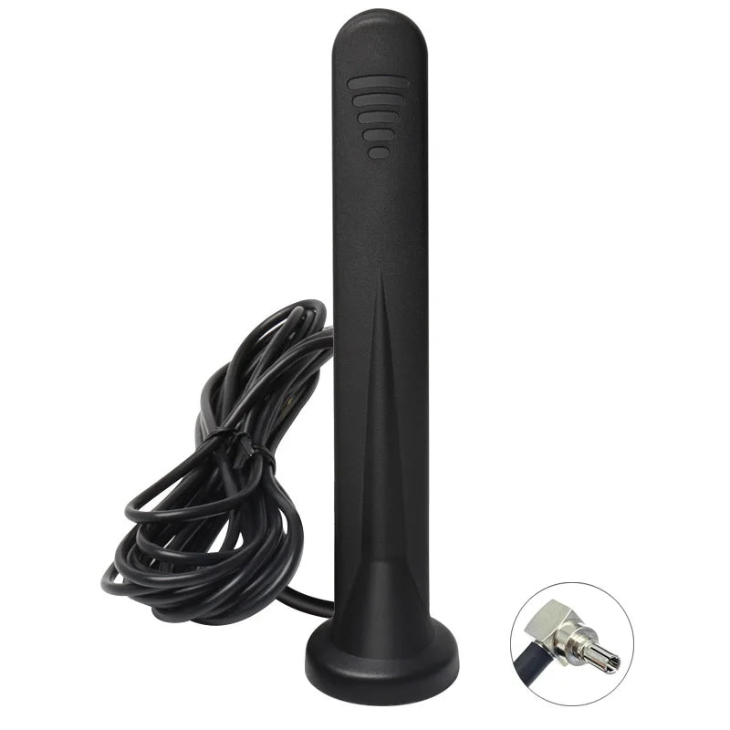 🟡 Antena 3G 4G 5G antena para exteriores de alta ganancia 15dBi RP SMA macho TS9 CRC9, antena magnética impermeable para módem enrutador Wifi