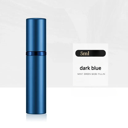 🟡 Mini botella de Perfume recargable de 5ml, botella cosmética portátil, botella pulverizadora, atomizador, contenedor en aerosol, botellas recargables de viaje, oficina, estudio, fuera de la casa