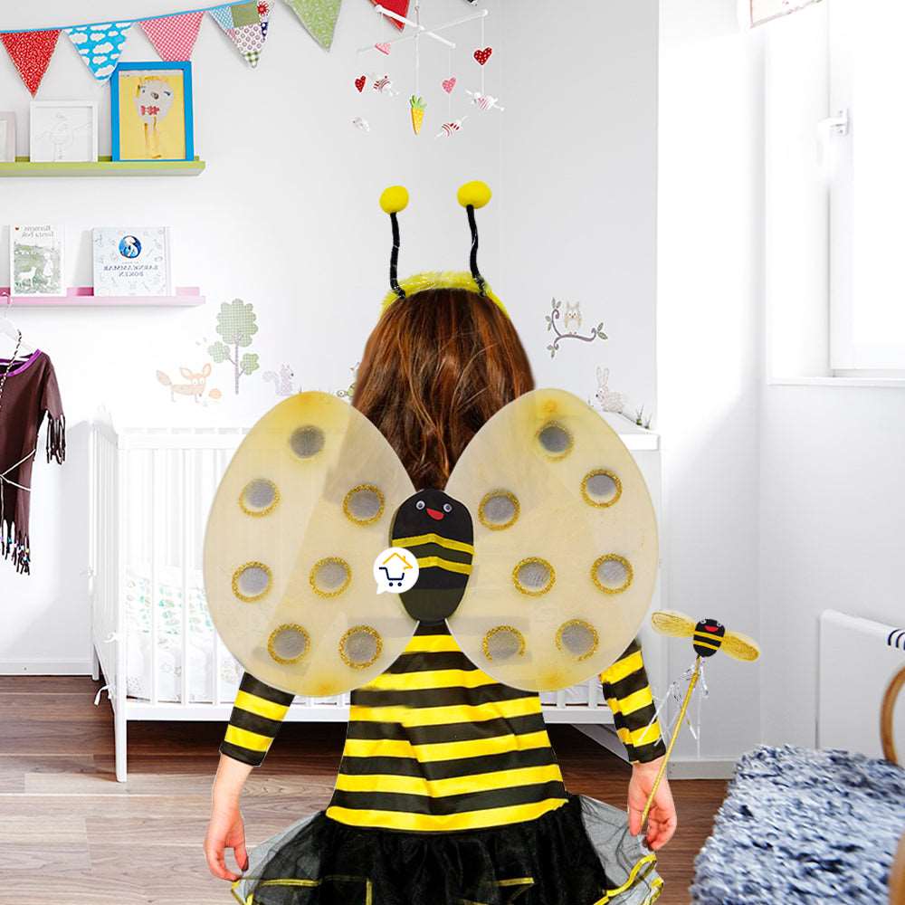 Disfraz Abeja Alas Diadema Niñas Halloween