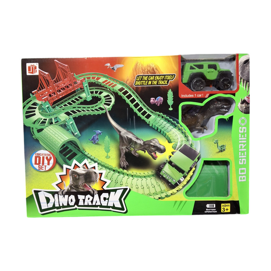 Pista dinosaurios carros
