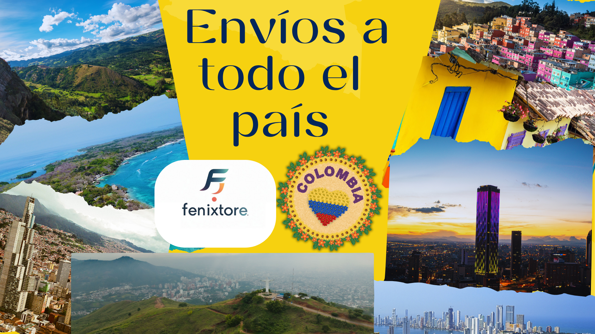 Envío garantizado de Fenixtore.com a todo el territorio colombiano