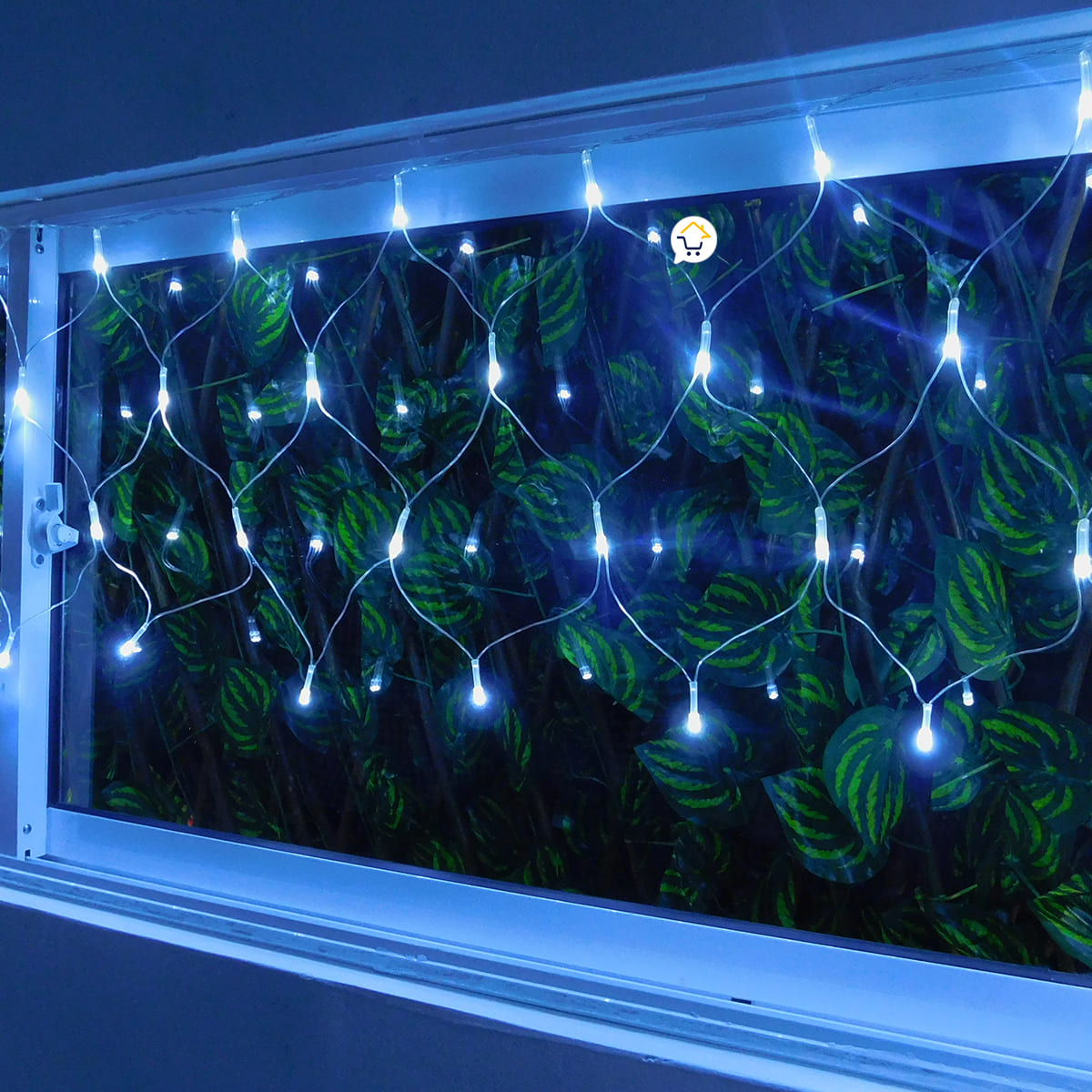 Extensión Luz Led Cenefa 200 LED 6 Mts Luces Navidad Blanco