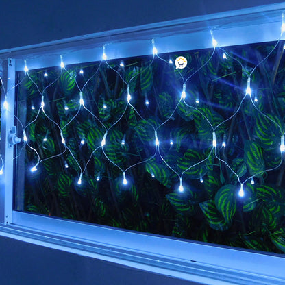 Extensión Luz Led Cenefa 200 LED 6 Mts Luces Navidad Blanco