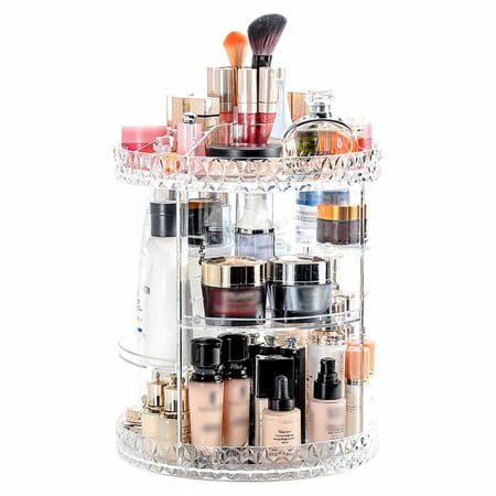 Organizador de maquillaje giratorio 360°