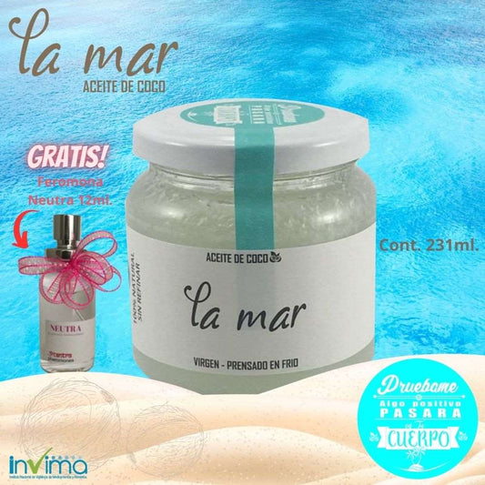Aceite De Coco Marca La Mar + Perfume de feromona